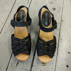 Moheda Clog Sandals Black Nubuck size 40